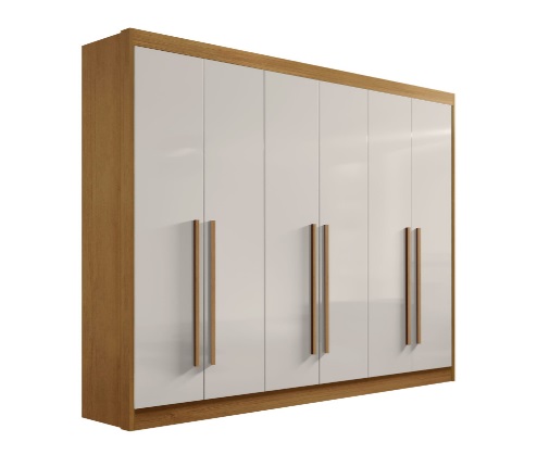 GUARDA ROUPA ATHOS 6 PORTAS CIN OFF